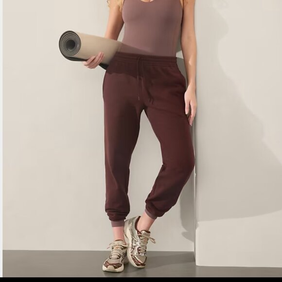 Athleta Easy Fleece Midrise Jogger (Smoky Rose) - Picture 1 of 7